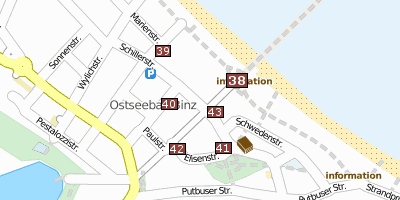 Stadtplan Binz